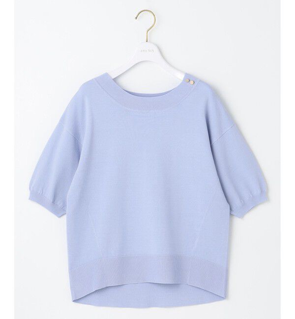 ANY SIS「【接触冷感・UVケア】フロント切替 プルオーバー」|ニット・セーター|