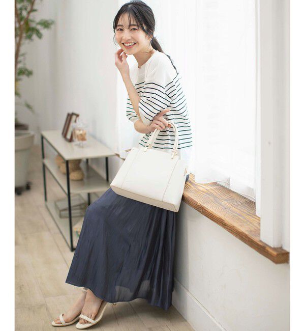 ANY SIS「【接触冷感・UVケア】フロント切替 プルオーバー」|ニット・セーター|