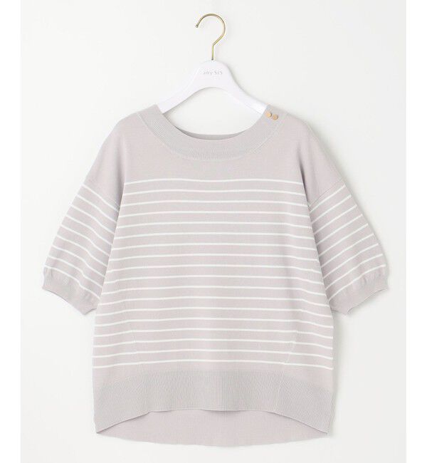 ANY SIS「【接触冷感・UVケア】フロント切替 プルオーバー」|ニット・セーター|