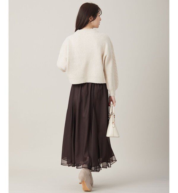 ANY SIS「【洗える】ラッセルチュールマチ スカート」|スカート|