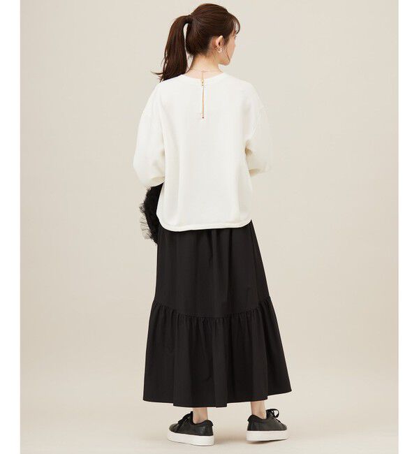 ANY SIS「【洗える・2SET】ダンボール プルオーバー&times;ギャザー スカート」|スーツ|