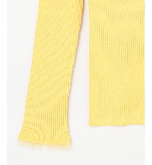  「スカラップリブニットトップ」|ニット・セーター|