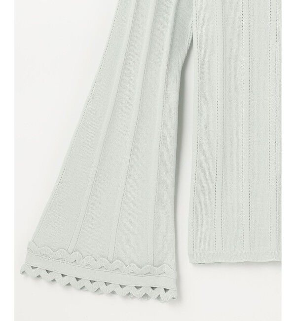 GRACE CONTINENTAL「ウェーブリブニットトップ」|ニット・セーター|