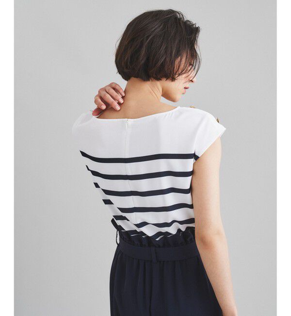  「ボーダーコンビサロペット」|オールインワン|