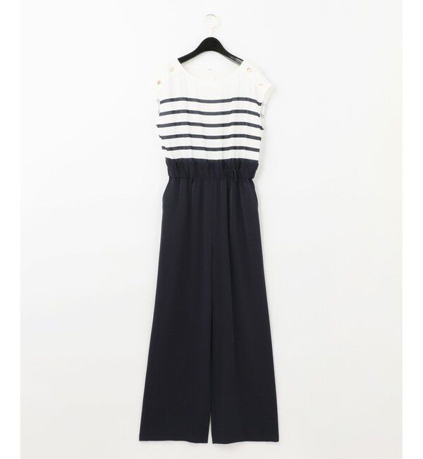  「ボーダーコンビサロペット」|オールインワン|