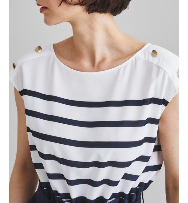  「ボーダーコンビサロペット」|オールインワン|