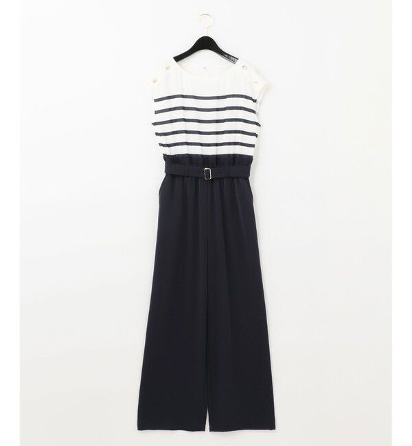  「ボーダーコンビサロペット」|オールインワン|