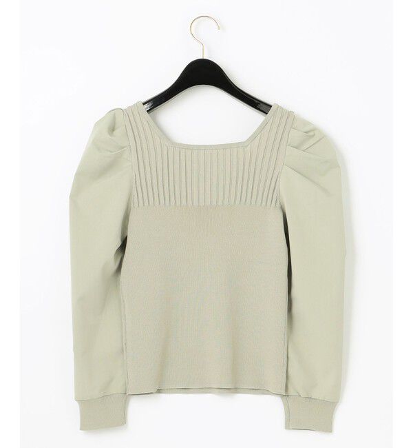  「スクエアリブニットトップ」|ニット・セーター|