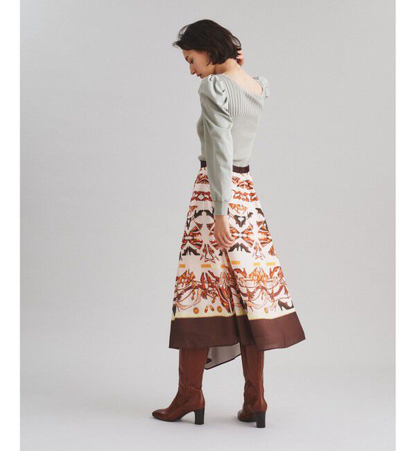  「スクエアリブニットトップ」|ニット・セーター|