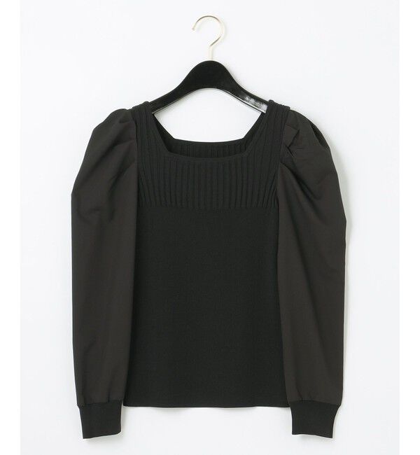  「スクエアリブニットトップ」|ニット・セーター|