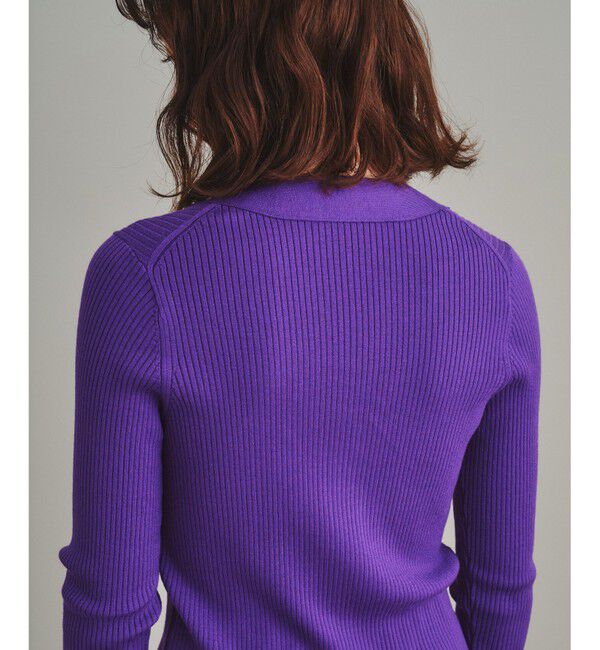  「リブニットカーディガン」|カーディガン|