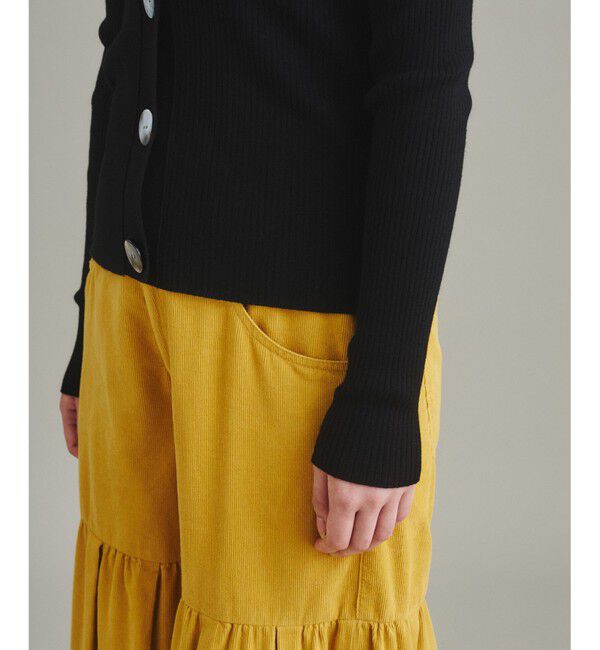  「リブニットカーディガン」|カーディガン|