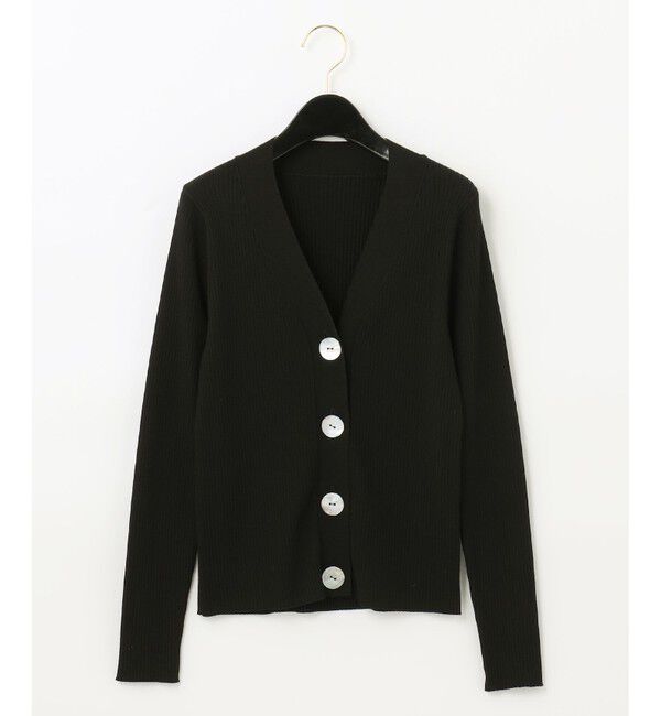  「リブニットカーディガン」|カーディガン|
