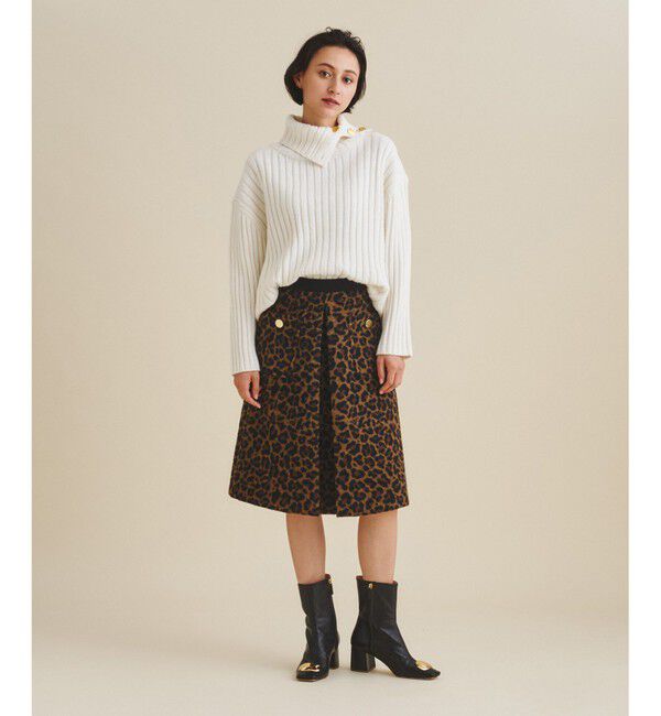  「オフタートルリブニット」|ニット・セーター|