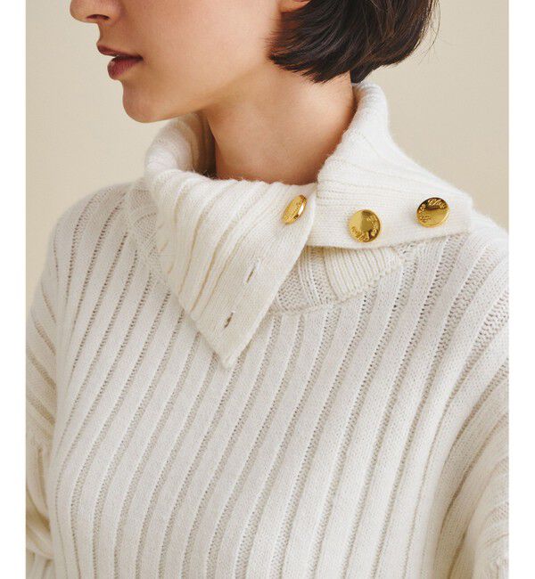  「オフタートルリブニット」|ニット・セーター|