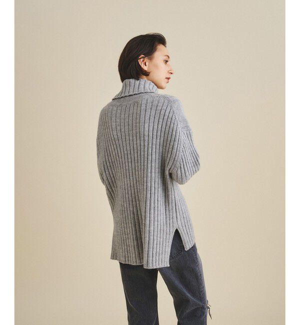  「オフタートルリブニット」|ニット・セーター|