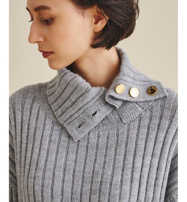  「オフタートルリブニット」|ニット・セーター|