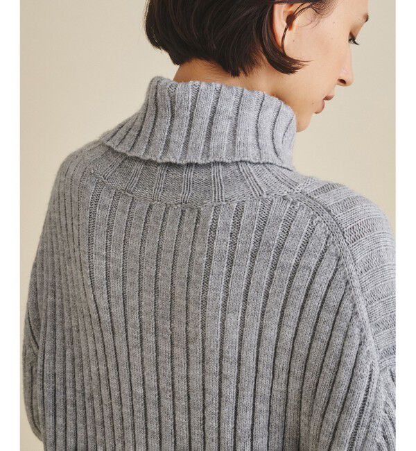  「オフタートルリブニット」|ニット・セーター|