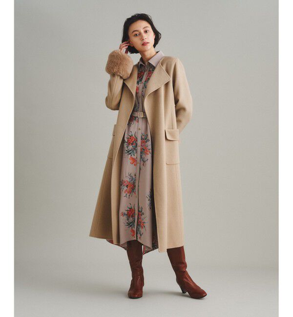  「リバーファーガウンコート」|その他|ベージュ