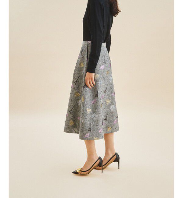  「パリジャガードAラインスカート」|スカート|グレー