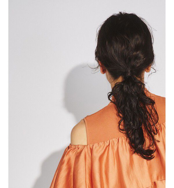  「フリルリブニットトップ」|Tシャツ・カットソー|