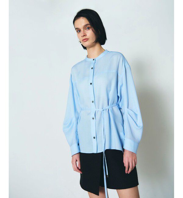 Diagram「バックシャンオーバーシャツ」|シャツ・ブラウス|サックス