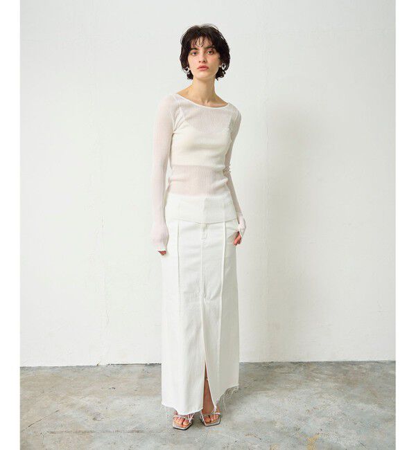 Grace Class「デニムタイトロングスカート」|スカート|