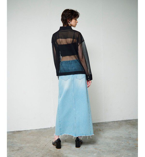 Grace Class「デニムタイトロングスカート」|スカート|