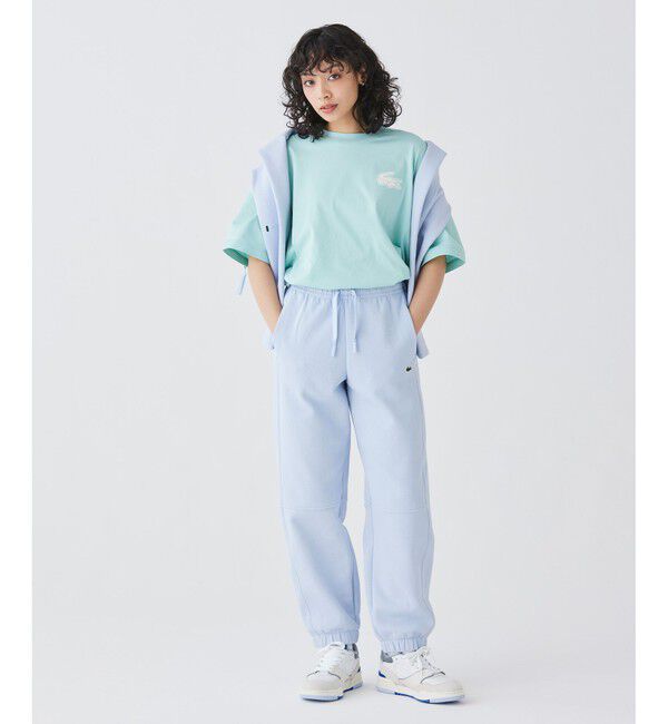 LACOSTE「ダブルフェイス鹿の子 ルーズフィット ピケトラックパンツ/ スウェットパンツ」|その他|