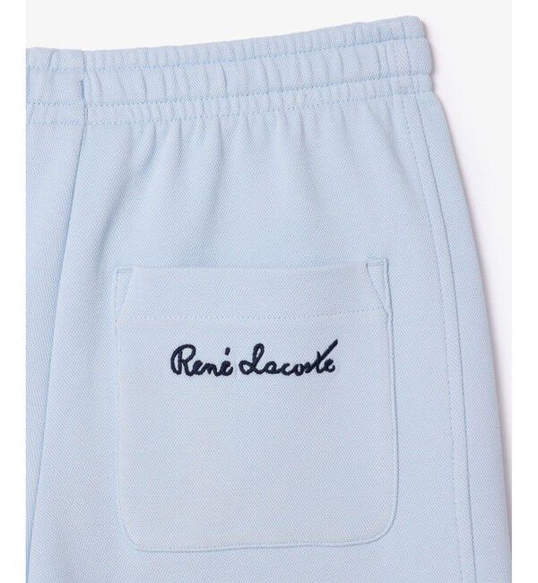 LACOSTE「ダブルフェイス鹿の子 ルーズフィット ピケトラックパンツ/ スウェットパンツ」|その他|