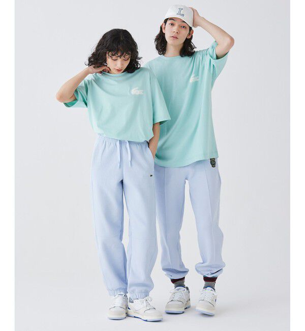 LACOSTE「ダブルフェイス鹿の子 ルーズフィット ピケトラックパンツ/ スウェットパンツ」|その他|
