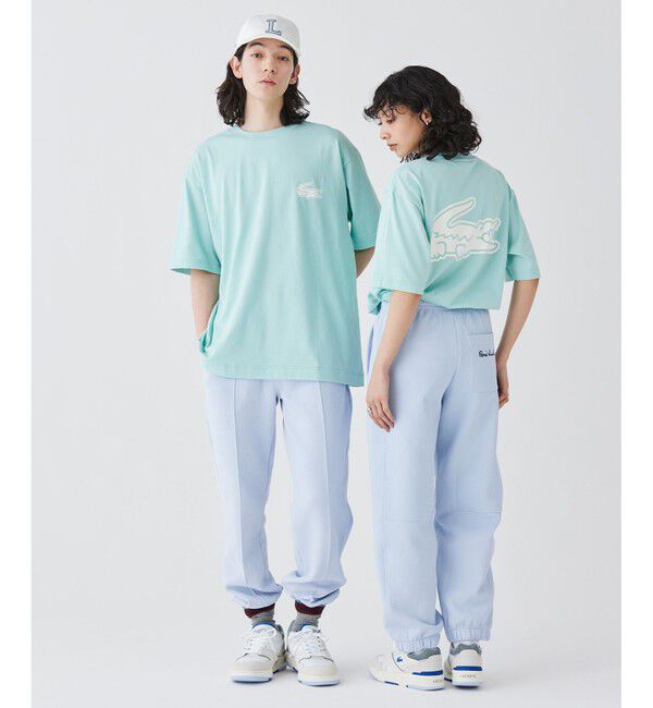 LACOSTE「ダブルフェイス鹿の子 ルーズフィット ピケトラックパンツ/ スウェットパンツ」|その他|