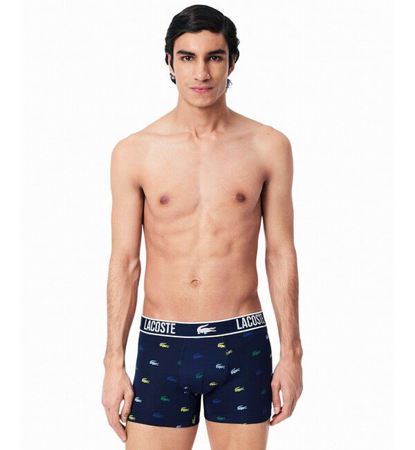 LACOSTE「３パックマイクロファイバートランクボクサーショーツ / ボクサーパンツ」|インナー|