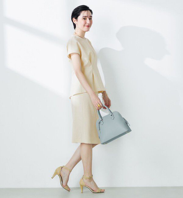 NOLLEY'S「《セットアップ対応》ウォッシャブルドライトロピカルインゴムタイトスカート」|タイト|