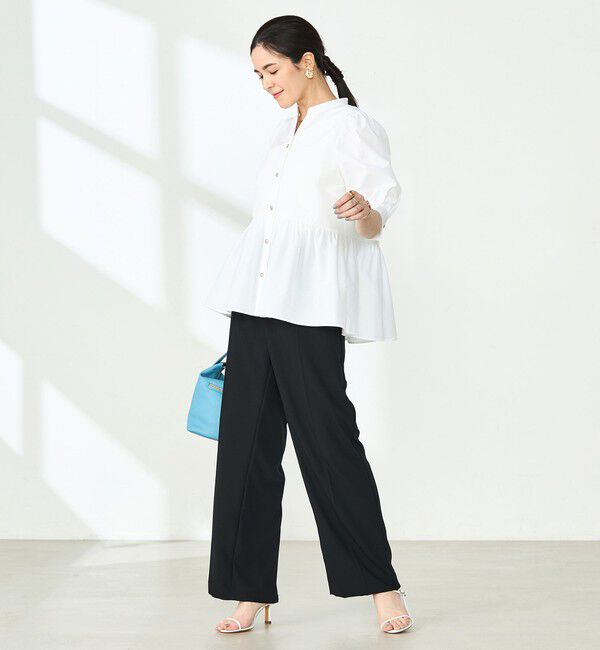 NOLLEY'S sophi「ペプラムシャツブラウス」|シャツ・ブラウス|