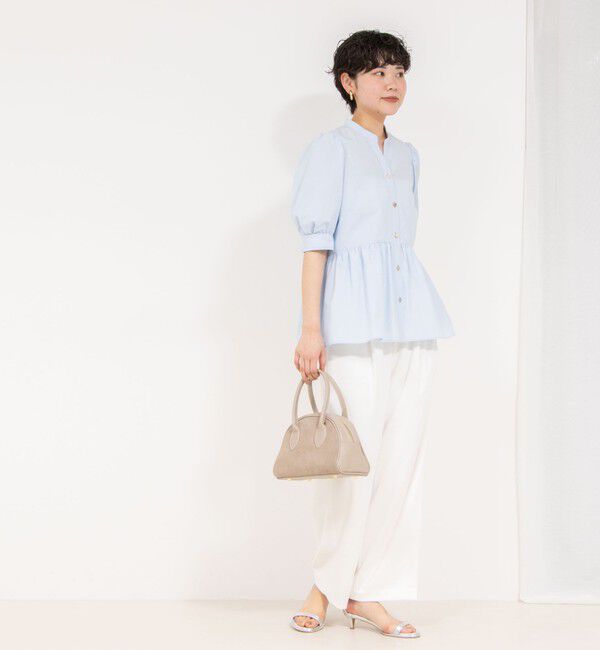 NOLLEY'S sophi「ペプラムシャツブラウス」|シャツ・ブラウス|