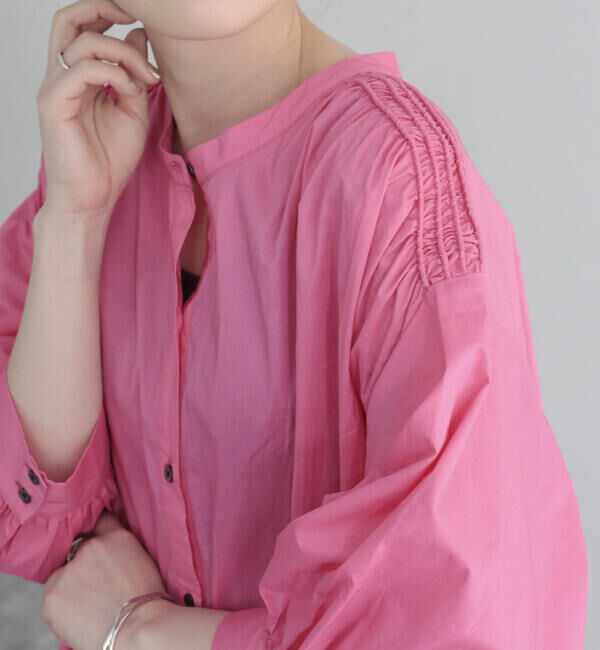 fredy emue「【fredyemueフレディエミュ】コードボリュームシャツワンピース」|ワンピース|