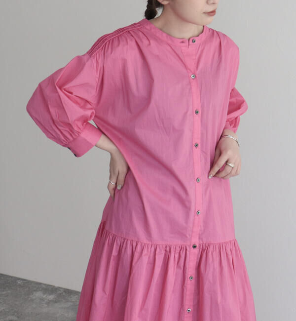 fredy emue「【fredyemueフレディエミュ】コードボリュームシャツワンピース」|ワンピース|