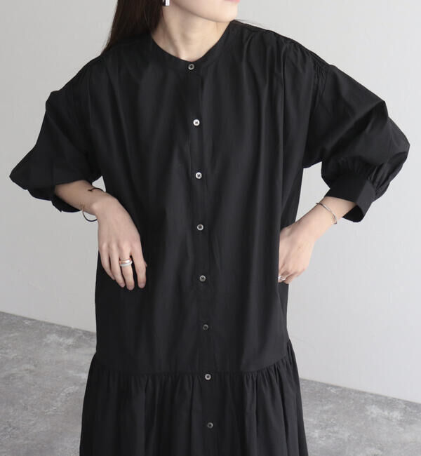 fredy emue「【fredyemueフレディエミュ】コードボリュームシャツワンピース」|ワンピース|