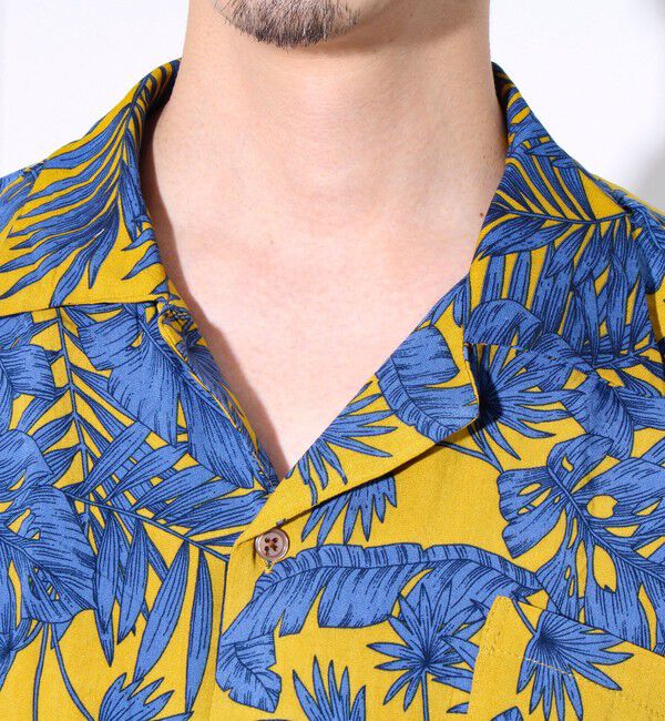 FREDY MAC「【FREDYMAC/フレディマック】レーヨンアロハシャツ オープンカラーシャツ ボタニカルプリント」|シャツ・ブラウス|