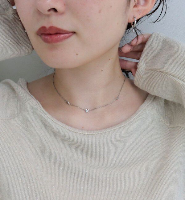 fredy emue「ランダムプチハートネックレス」|ネックレス|シルバー
