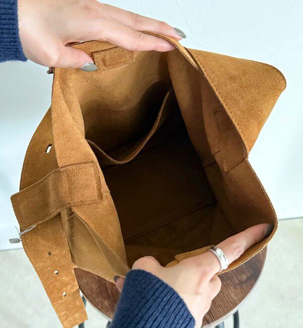 fredy emue「フェイクスエードアジャストワンハンドルバッグ」|ショルダー・メッセンジャー|