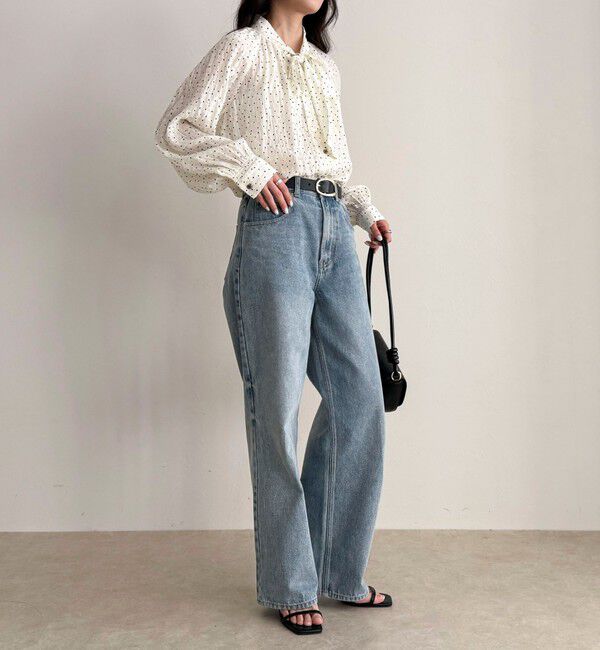 fredy emue「ハートドットボウタイブラウス」|シャツ・ブラウス|