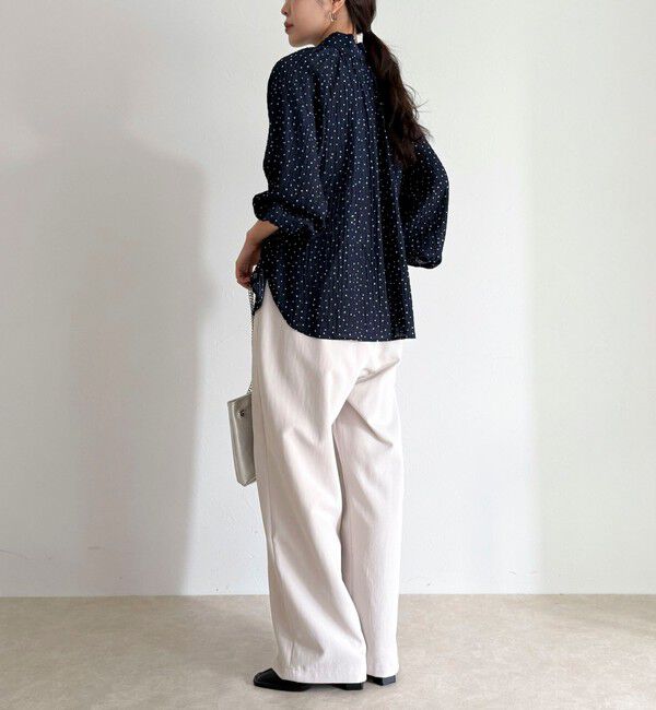 fredy emue「ハートドットボウタイブラウス」|シャツ・ブラウス|