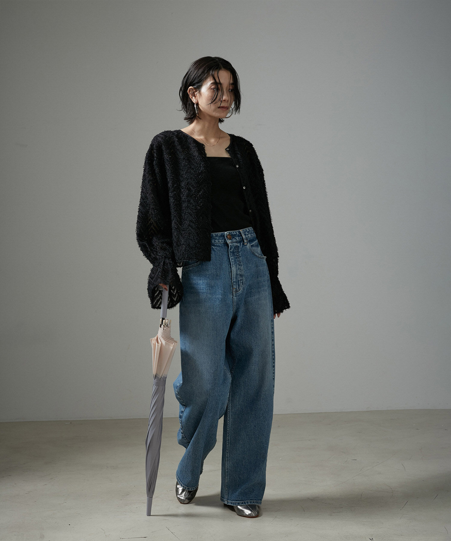 SALON adam et rope'「【SALONオリジナル】ベルドームアンブレラ（ツートンカラー）」|傘|