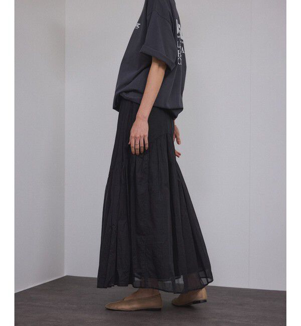 SALON adam et rope'「【WEB限定】コットンオーガンジーギャザースカート 2」|スカート|