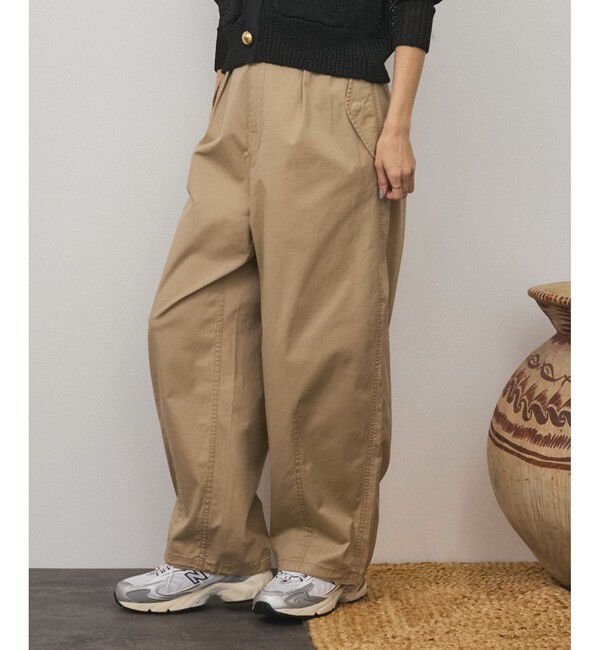 SALON adam et rope'「【WEB限定】2WAYミリタリータックカーゴパンツ［コットンブレンド］」|カーゴ|