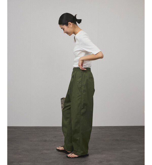 SALON adam et rope'「【WEB限定】2WAYミリタリータックカーゴパンツ［コットンブレンド］」|カーゴ|