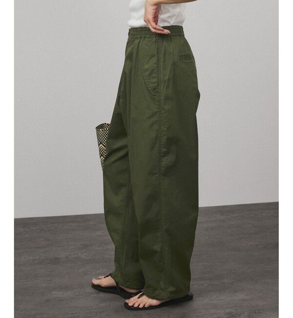 SALON adam et rope'「【WEB限定】2WAYミリタリータックカーゴパンツ［コットンブレンド］」|カーゴ|カーキー(36)