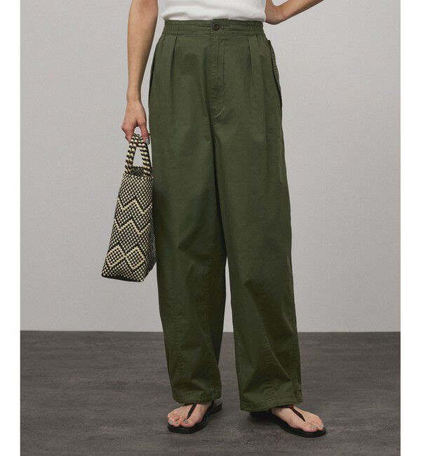 SALON adam et rope'「【WEB限定】2WAYミリタリータックカーゴパンツ［コットンブレンド］」|カーゴ|